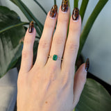 14K Yellow Gold Zambian Emerald Ring