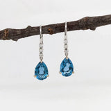 Pear Cut London Blue Topaz Loose Gemstone 4