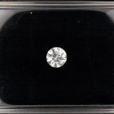Natural Cambodian White Zircon Round Shape 7mm 1.78ct Loose Gemstone