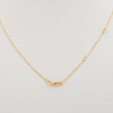 1 Ct Lab Diamond East-West Emerald Cut Pendant Necklace in Solid 14K Gold with Attached Chain – 7x5mm Diamond