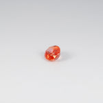 1.01 carat natural Ceylon padparadscha sapphire oval 6.7x5.1mm loose gemstone – view 3