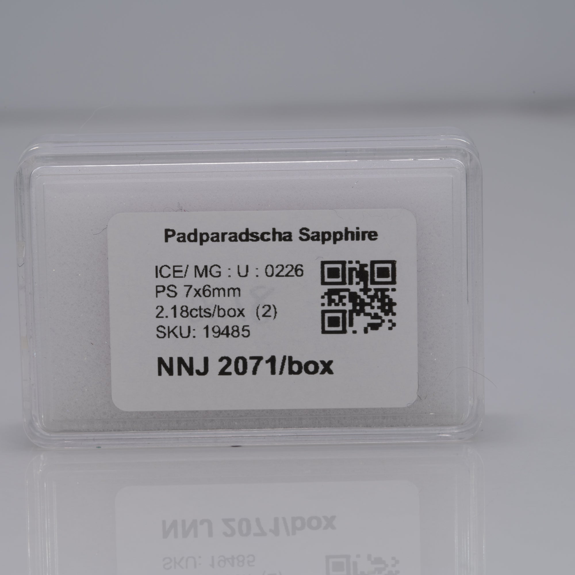1.09 carat natural padparadscha sapphire pear 7x6mm loose gemstone – view 6