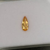 Natural Brazilian Imperial Topaz Pear Cut Loose Gem ~1.23cts - Rare Earth-Mined Gemstone