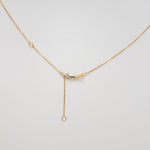 14K Yellow Gold Swiss Blue Topaz Necklace