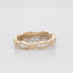 14K white gold diamond eternity band