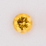 0.59ct Spessartite Garnet round 5mm loose orange gemstone