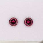 1.60ct Purple Garnet round 7.1mm loose purple gemstone