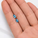 Brazilian Swiss Blue Topaz Pear 6x4mm to 16x11mm – Natural Earth Mined Irradiated Loose Gemstone – One Stone