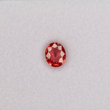 1.22 carat natural padparadscha sapphire, oval 7x5.7mm pink-orange loose gemstone