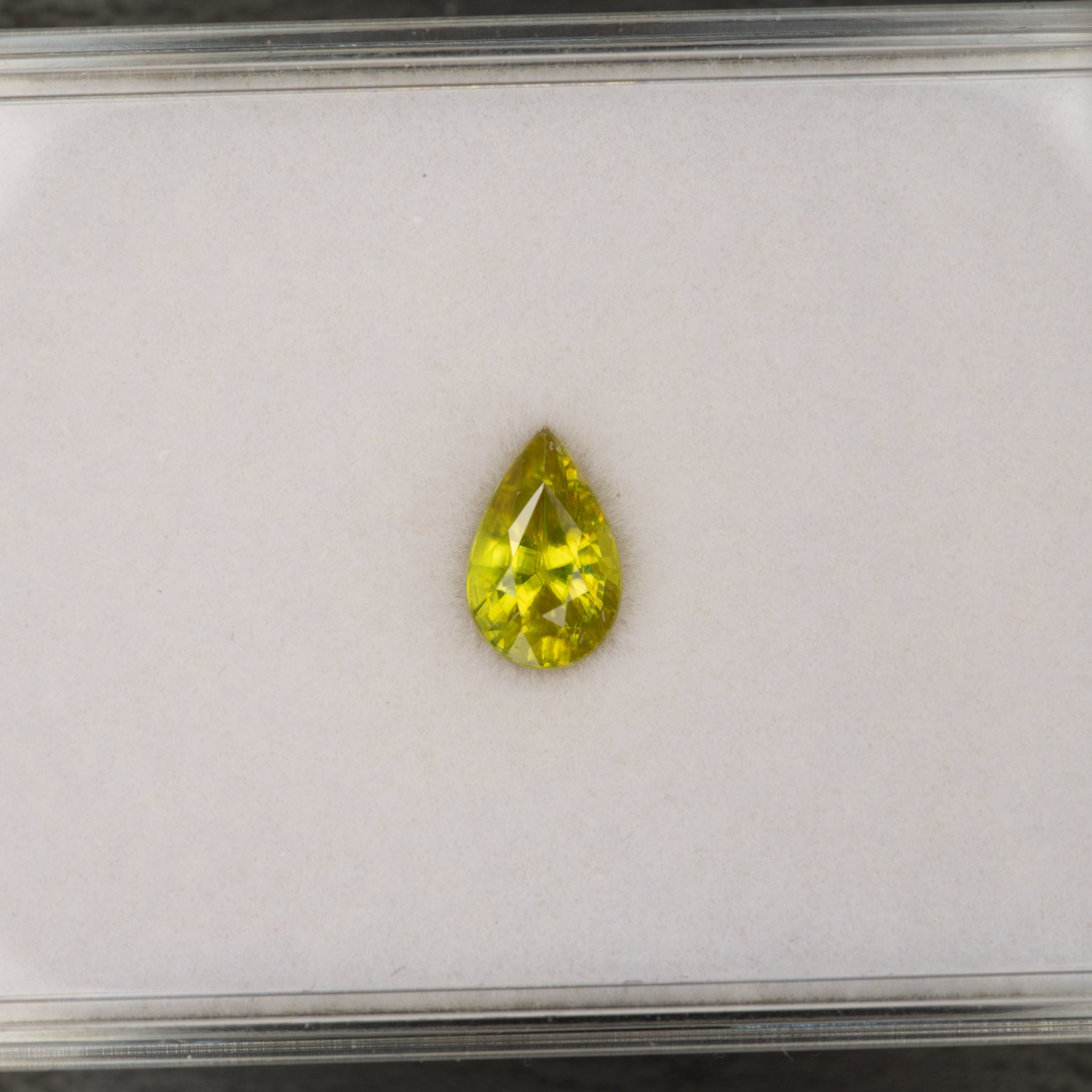 Sphene Pear Loose Gemstone 1.65 Carat
