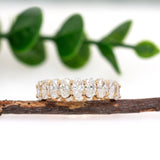 Archie 14K Yellow Gold Lab Created Diamond | Oval 5x3mm