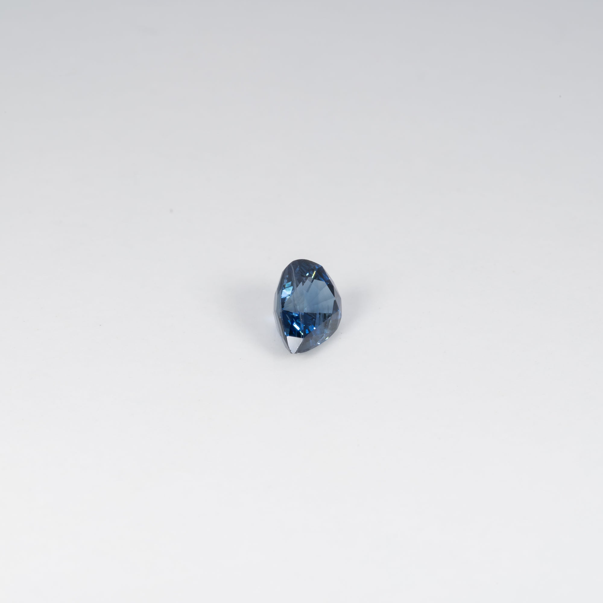 1.33 carat natural blue sapphire pear 7.6x5.9mm loose gemstone – view 2