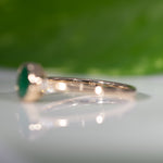 14K Yellow Gold Zambian Emerald Ring