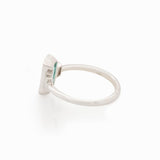 Ariana Solid 14k Gold Paraiba Color Afghan Tourmaline Ring with Natural Diamonds Accents