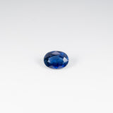 2.11 carat natural blue sapphire, oval 8.6x6.3mm loose gemstone