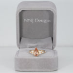 14K yellow gold imperial topaz ring