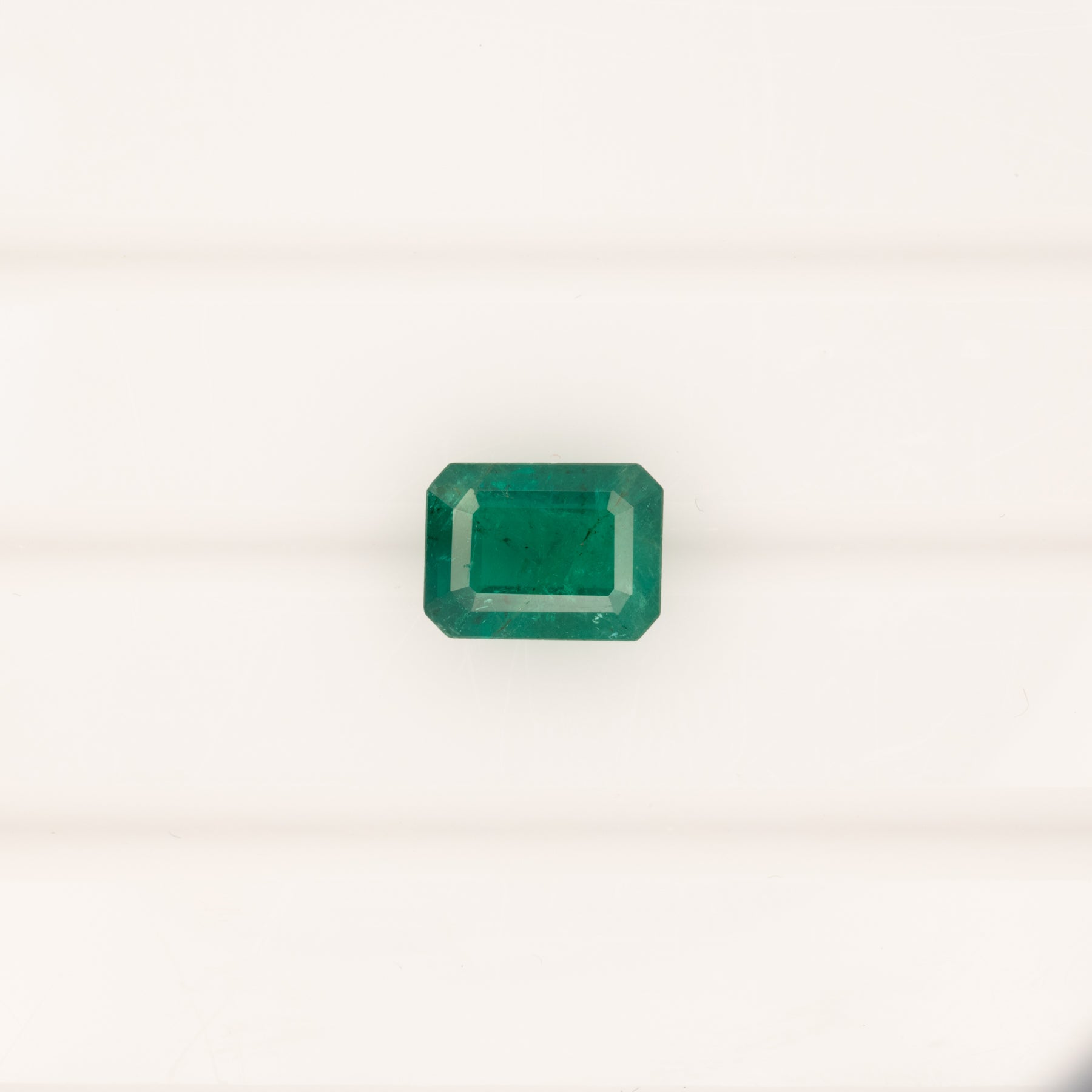 1.07ct zambian emerald emerald cut 7.2x5.8mm loose green gemstone