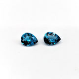 Pear Cut London Blue Topaz Loose Gemstone 1