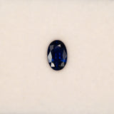 1.27 carat natural blue sapphire, oval 8.6x5.6mm loose gemstone