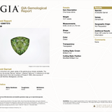 GIA report 1236977272 for 3.01 carat natural untreated demantoid garnet