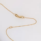 Yelina Solid 14k Gold Colombian Emerald Necklace with Natural Diamonds Accents 11x4mm