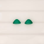 0.98ct zambian emerald oval 7x5.5mm loose green gemstone