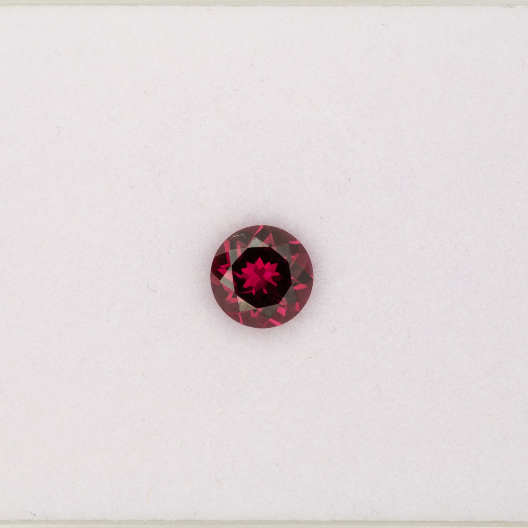 1.41ct Purple Garnet round 6.7mm loose purple gemstone