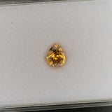 Natural Brazilian Imperial Topaz Pear Cut Loose Gem ~1.4cts - Rare Earth-Mined Gemstone