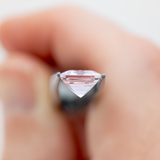 Natural Cor De Rosa Pink Morganite 2 Ct Emerald Cut 9×7 mm Loose Gemstone – Peach Pink Morganite for Engagement Ring or Pendant