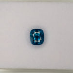 natural cambodian blue zircon cushion loose gemstone