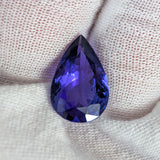 6.65Ct AAA Deluxe Tanzanite Pear Cut 16.5x10.9mm – Natural Blue Violet Loose Gemstone, Fine Collector Grade