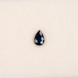 0.63 carat natural blue sapphire, pear 6.3x4.2mm loose gemstone