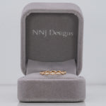 14K yellow gold diamond eternity band