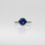 14K white gold tanzanite ring