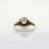 Vintage Estate Diamond Ring – 5mm Round Natural Diamond Solitaire in Solid 14K Gold Fine Jewelry
