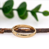 14K Yellow Gold Natural Diamond Women's Wedding Band