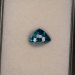 natural cambodian blue zircon pear loose gemstone