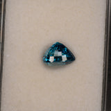 natural cambodian blue zircon pear loose gemstone