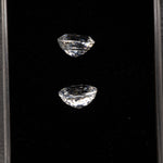 natural cambodian white zircon oval loose gemstone