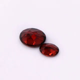 Natural Oval Cut Red Garnet – Calibrated Loose Faceted Gemstone for Jewelry Making