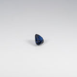 1.26 carat natural blue sapphire pear 8x6mm loose gemstone – view 2
