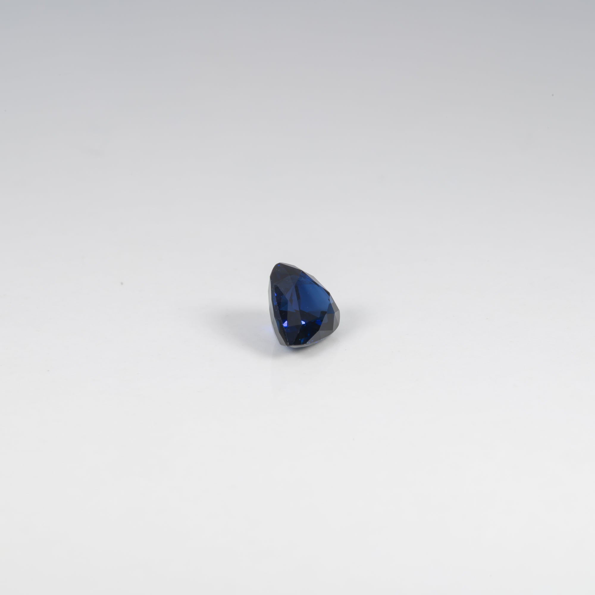 1.26 carat natural blue sapphire pear 8x6mm loose gemstone – view 2