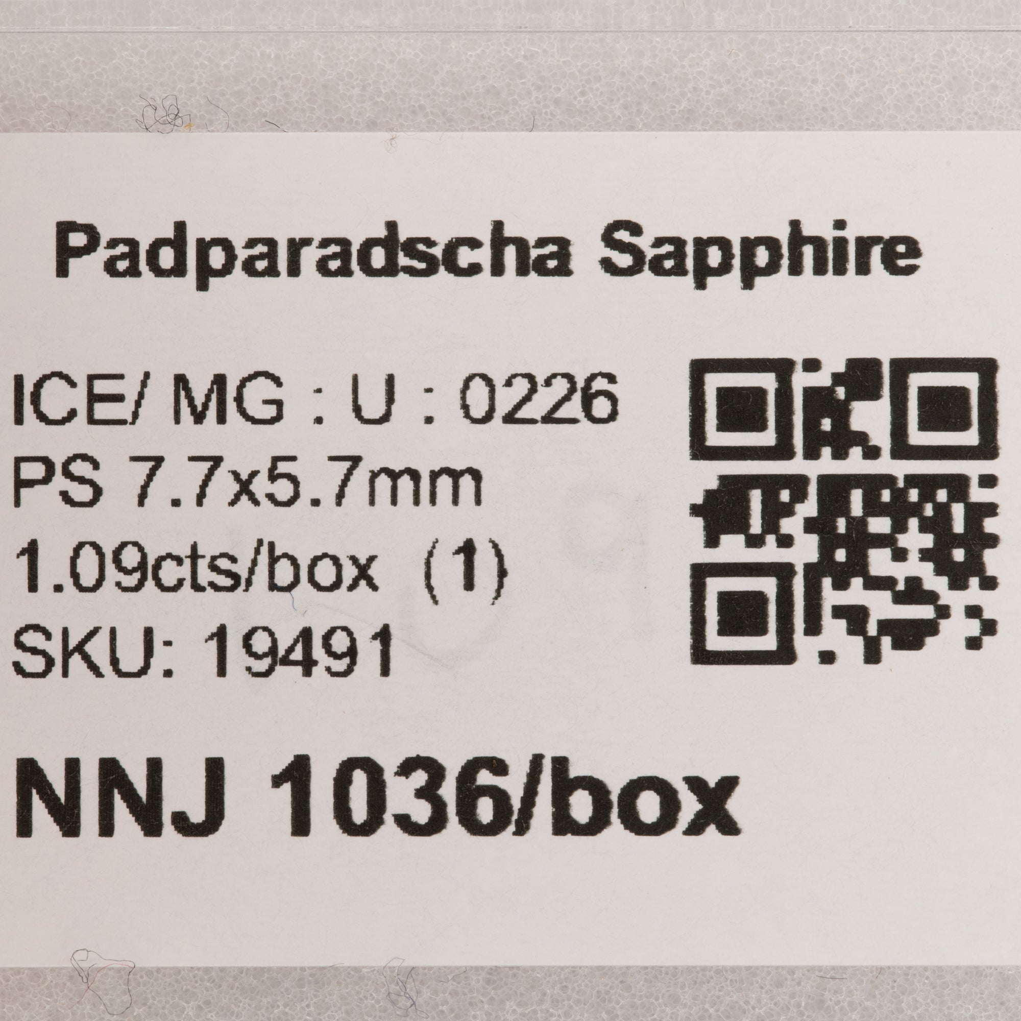 1.09 carat natural padparadscha sapphire pear 7.7x5.7mm loose gemstone – view 2