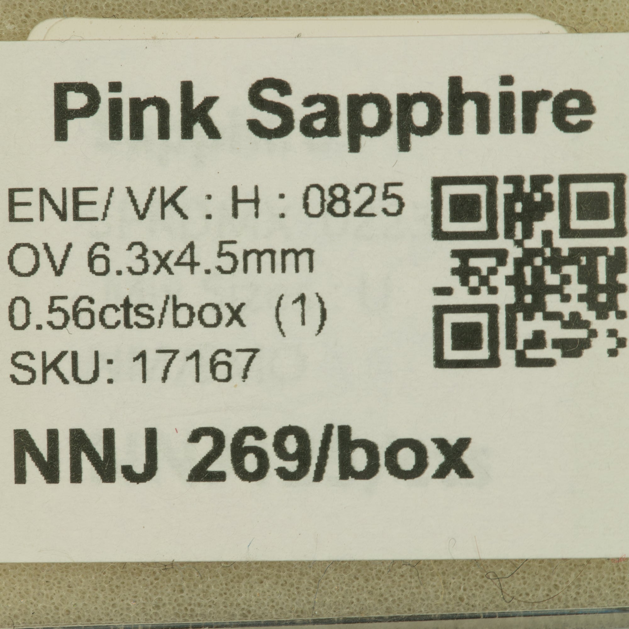 0.56 carat natural pink sapphire oval 6.3x4.5mm loose gemstone – view 2