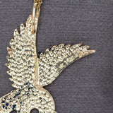 Estate 14K Yellow Gold Golden Eagle Pendant