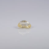 3.05 carat natural canary sapphire oval 9.3x6.6mm loose gemstone – view 5