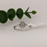 Natural Alexandrite Ring in Solid 14K White Gold with Natural Diamonds | Oval 5x4mm | June Birthstone