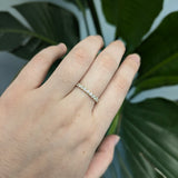 14K Yellow Gold Lab Grown Diamond Eternity Band