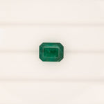 2.09ct zambian emerald emerald cut 8.7x6.8mm loose green gemstone