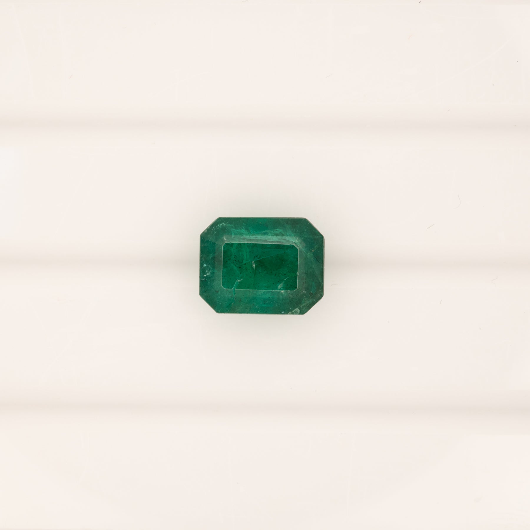 2.09ct zambian emerald emerald cut 8.7x6.8mm loose green gemstone